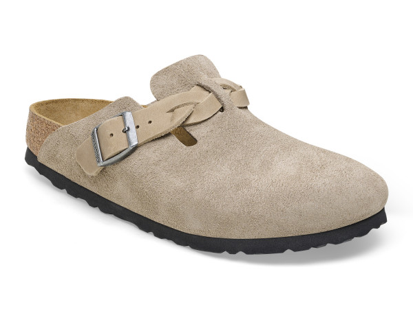 Birkenstock Damen Glog Boston taupe NF