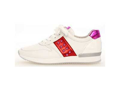 Gabor Damen Sneaker weiss/rot