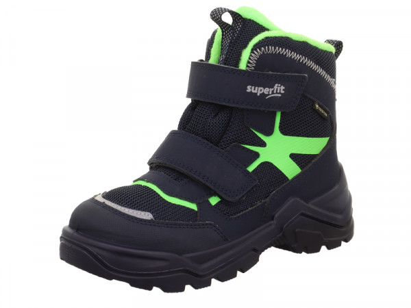 Superfit Buben Winterboots Snowmax blau/hellgrün Gore-Tex