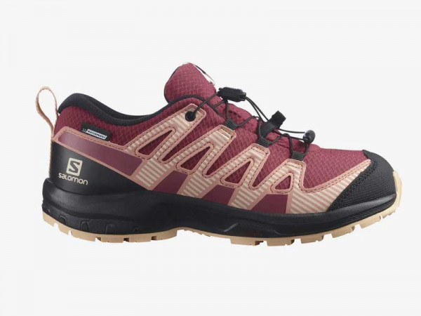 Salomon Mädchen Outdoorschuh XA-Pro V8 bordo/Gore-Tex