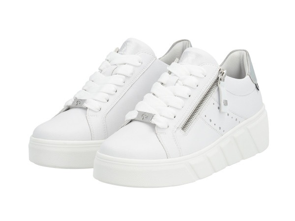 Rieker Damen Sneaker white/perlmut