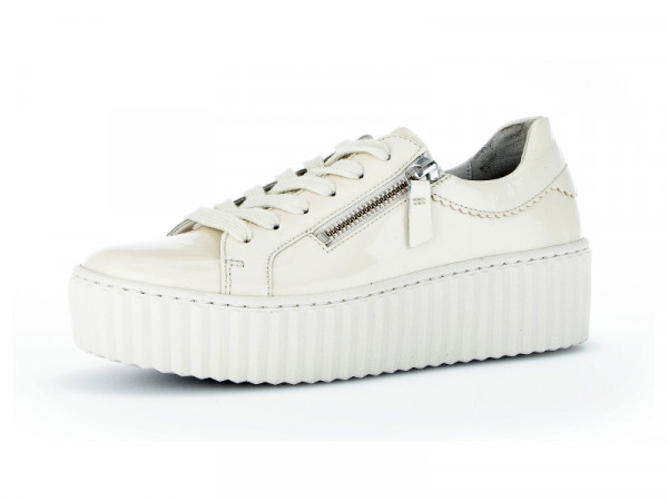 Gabor Damen Sneaker latte/Knautschlack