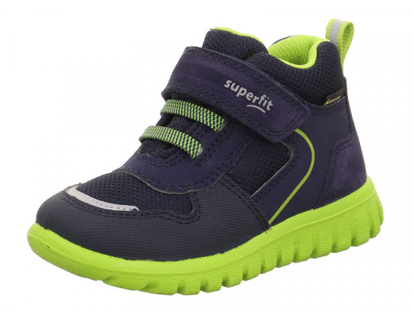 Superfit Buben Klettboots Sport7 Mini blau/grün Gore-Tex