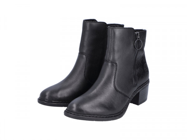 Rieker Damen Stiefelette schwarz