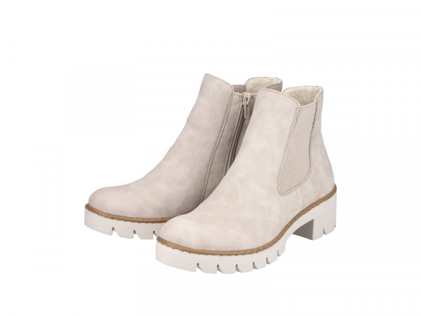 Rieker Damen Chelsea Boots beige