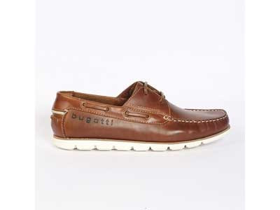 Bugatti Shoes Herren Docksider Mantova cognac