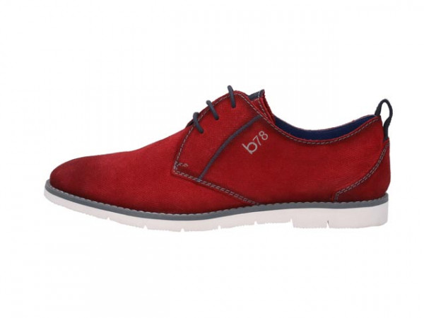 Bugatti Shoes Herren Sneaker Basso rot/textil