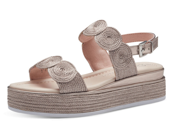 Marco Tozzi Damen Sandale rose metallic