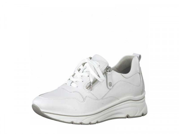 Tamaris Damen Schnürschuh white