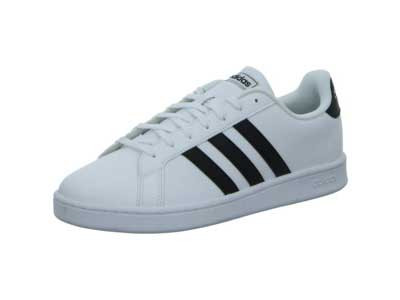 Adidas Herren Sneaker Low Grand Court weiss