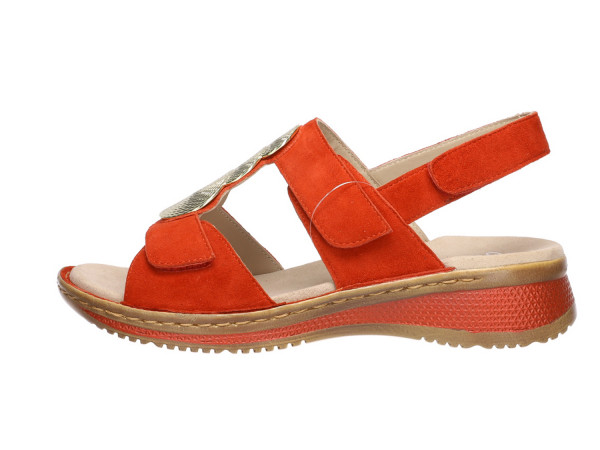 Ara Damen Sandale Hawaii rot