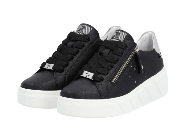 Rieker Damen Evolution Sneaker black/perlmutt