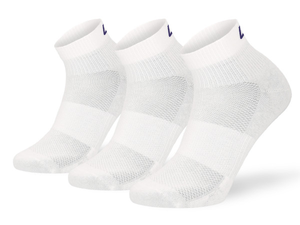 Lenz Quarter Tech Socke 3erPack weiss