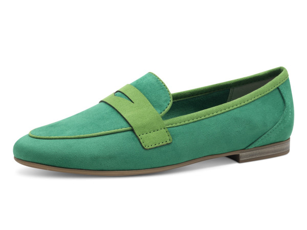 Marco Tozzi Damen Schlupfschuh green/combi