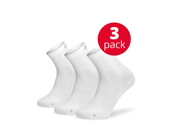 Lenz Sports Low Cut Socke 3er Pack weiss