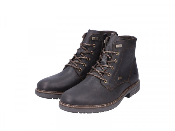 Rieker Herren Schnürstiefel braun TEX