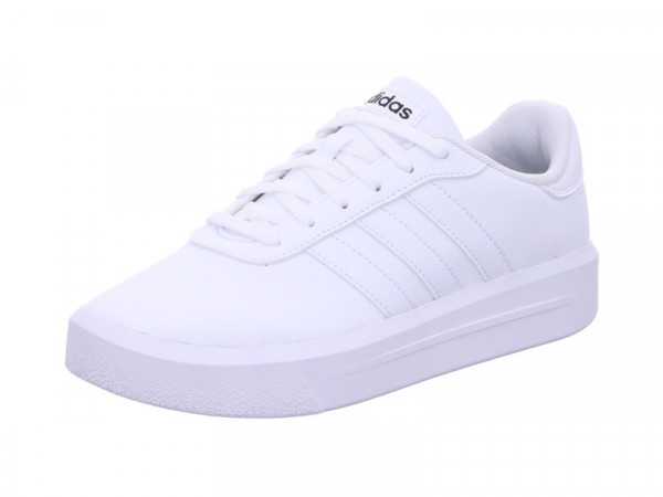 Adidas Damen Sneaker Court Platform weiss