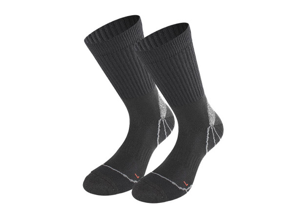 Lenz Treckingsocke 1.0 schwarz/2er Pack