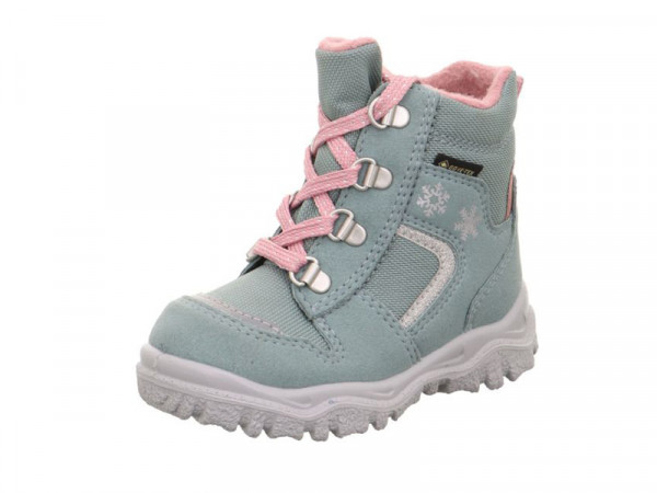 Superfit Mädchen Winterboots Husky1 hellgrün/rosa GoreTex